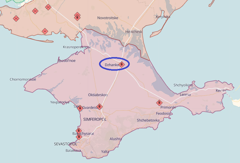 Explosions heard in Dzhankoy: Russians report about shooting down missile